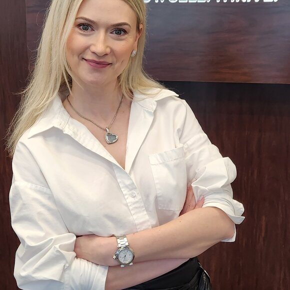 David Yurman Diamond Heart Enhancer Pendant on 16" D.Y. Box Chain - Picture 2 of 8